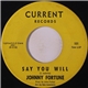 Johnny Fortune - Say You Will